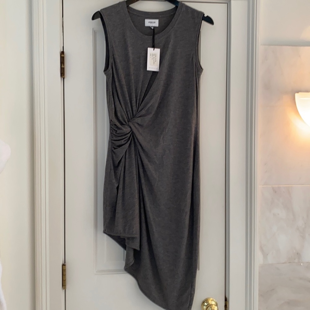 NWT HYDEN YOO Women’s dress size S grey cotton